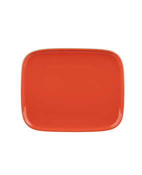 Marimekko Marimekko Oiva plate 15x12cm orange Marimekko Marimekko Oiva plate 15x12cm orange