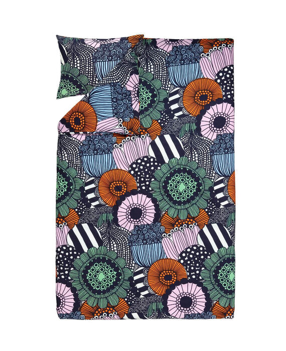 Marimekko 140x200cm dekbedovertrek met 1 kussensloop Siirtolapuutarha
