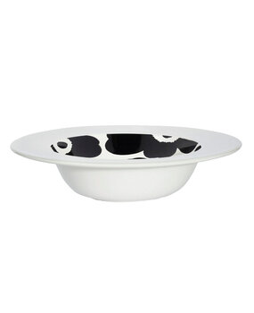 Marimekko Marimekko Unikko deep plate 20cm black