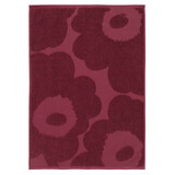 Marimekko Marimekko Unikko Solid handdoek 50x70cm Burgundy Marimekko Marimekko Unikko Solid handdoek 50x70cm Burgundy