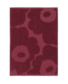 Marimekko Marimekko Unikko Solid handdoek 50x70cm Burgundy Marimekko Marimekko Unikko Solid handdoek 50x70cm Burgundy