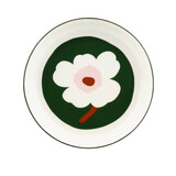 Marimekko Marimekko Unikko 25cm bord groen roze Marimekko Marimekko Unikko 25cm bord groen roze