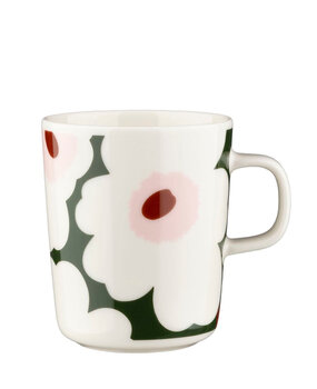 Marimekko Marimekko Unikko cup 2.5dl green pink Marimekko Marimekko Unikko cup 2.5dl green pink