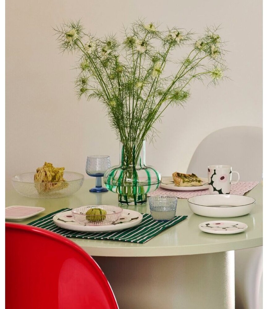 Marimekko Marimekko Unikko beker 2.5dl groen roze Marimekko Marimekko Unikko beker 2.5dl groen roze