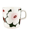 Marimekko Marimekko Unikko beker 4dl groen roze Marimekko Marimekko Unikko beker 4dl groen roze