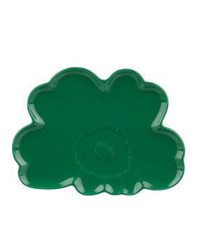 Marimekko Marimekko Unikko gevormd bord 19 cm groen Marimekko Marimekko Unikko gevormd bord 19 cm groen