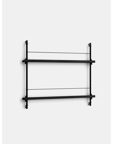 Moebe Moebe Tijdschriften en boeken wandrek 73x85x7cm zwart zwart Moebe Moebe Tijdschriften en boeken wandrek 73x85x7cm zwart zwart