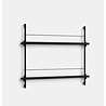Moebe Moebe Tijdschriften en boeken wandrek 73x85x7cm zwart zwart Moebe Moebe Tijdschriften en boeken wandrek 73x85x7cm zwart zwart
