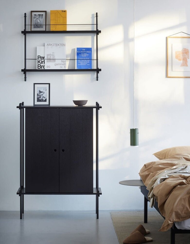 Moebe Moebe Tijdschriften en boeken wandrek 73x85x7cm zwart zwart Moebe Moebe Tijdschriften en boeken wandrek 73x85x7cm zwart zwart