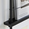 Moebe Moebe Tijdschriften en boeken wandrek 73x85x7cm zwart zwart Moebe Moebe Tijdschriften en boeken wandrek 73x85x7cm zwart zwart
