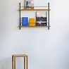 Moebe Moebe Tijdschriften en boeken wandrek 73x85x7cm eiken zwart Moebe Moebe Tijdschriften en boeken wandrek 73x85x7cm eiken zwart