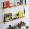 Moebe Moebe Magazine Shelving 73x85x7cm oak black Moebe Moebe Magazine Shelving 73x85x7cm oak black
