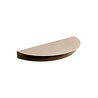 Moebe Moebe wandplank Half Moon smal warm grijs Moebe Moebe wandplank Half Moon smal warm grijs