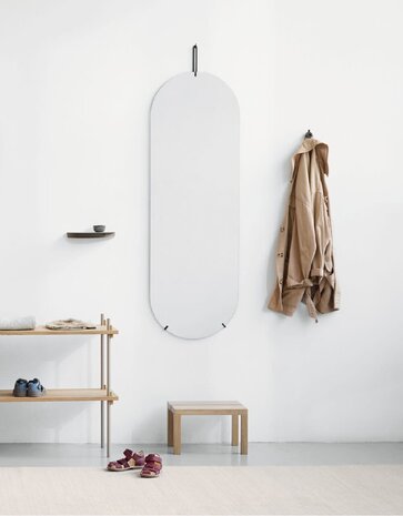 Moebe Moebe Half Moon Shelf Small warm grey Moebe Moebe Half Moon Shelf Small warm grey