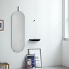 Moebe Moebe Half Moon Shelf large black Moebe Moebe Half Moon Shelf large black