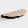 Moebe Moebe wandplank Half Moon large warm grijs Moebe Moebe wandplank Half Moon large warm grijs