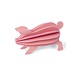 LOVI Lovi Pig pink birchwood DIY package - 2 sizes LOVI Lovi Pig pink birchwood DIY package - 2 sizes