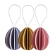 LOVI Lovi Eggs Colour mix 7cm - set van 3 stuks – paasei hangers LOVI Lovi Eggs Colour mix 7cm - set van 3 stuks – paasei hangers