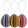 LOVI Lovi Eggs Colour mix 7cm - set of 3 pieces - Easter egg pendants LOVI Lovi Eggs Colour mix 7cm - set of 3 pieces - Easter egg pendants