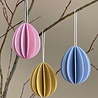 LOVI Lovi Eggs Colour mix 7cm - set of 3 pieces - Easter egg pendants LOVI Lovi Eggs Colour mix 7cm - set of 3 pieces - Easter egg pendants