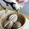 LOVI Lovi Eggs Natural 7cm - set of 3 pieces - Easter egg pendants LOVI Lovi Eggs Natural 7cm - set of 3 pieces - Easter egg pendants