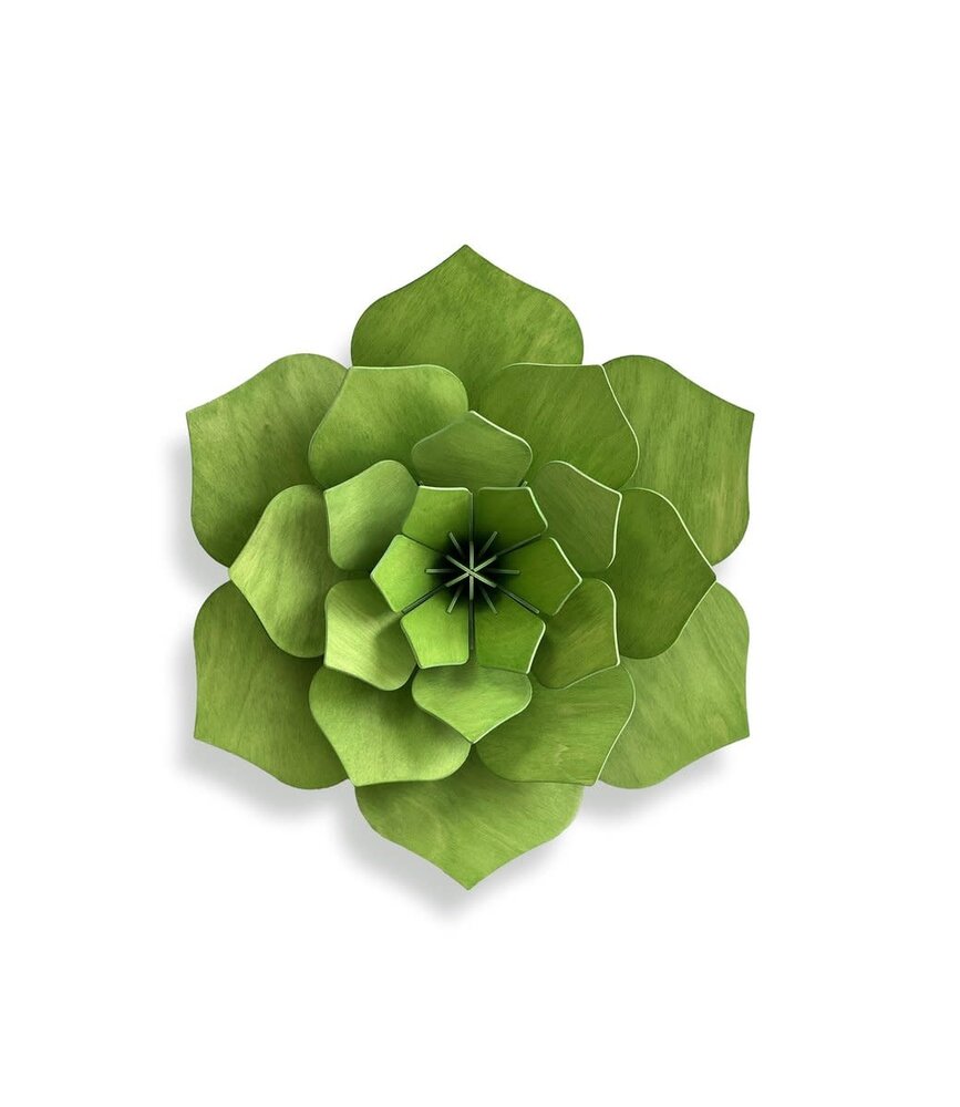 LOVI Lovi Decor Flower Light Green - 4 sizes - Birch Wood 3D DIY package LOVI Lovi Decor Flower Light Green - 4 sizes - Birch Wood 3D DIY package