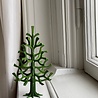 LOVI Lovi Spar Berkenhout boom 14cm Forest Green 3D-boom DIY pakketje LOVI Lovi Spar Berkenhout boom 14cm Forest Green 3D-boom DIY pakketje