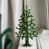 LOVI Lovi Spar Berkenhout boom 14cm Forest Green 3D-boom DIY pakketje LOVI Lovi Spar Berkenhout boom 14cm Forest Green 3D-boom DIY pakketje