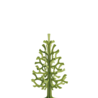 LOVI Lovi Spar Berkenhout boom H14cm lichtgroen 3D-boom DIY pakketje LOVI Lovi Spar Berkenhout boom H14cm lichtgroen 3D-boom DIY pakketje