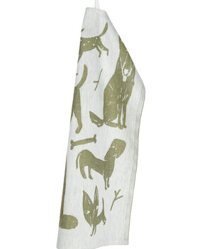 Lapuan Kankurit Lapuan Kankurit Koirapuisto theedoek 46x70 Olijfgroen Lapuan Kankurit Lapuan Kankurit Koirapuisto theedoek 46x70 Olijfgroen