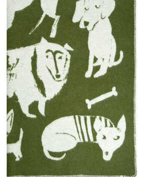 Lapuan Kankurit Lapuan Kankurit Koirapuisto wollen plaid 130x180 Groen