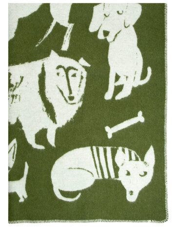 Lapuan Kankurit Lapuan Kankurit Koirapuisto wollen plaid 130x180 Groen Lapuan Kankurit Lapuan Kankurit Koirapuisto wollen plaid 130x180 Groen