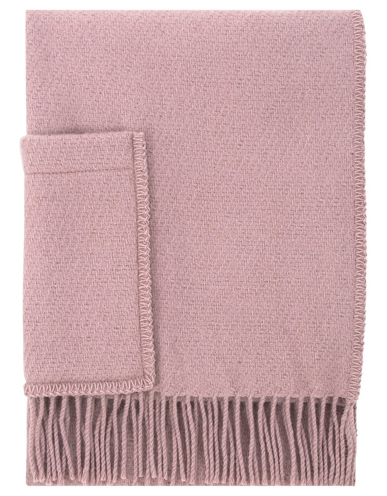 Lapuan Kankurit Lapuan Kankurit Uni wool scarf with pockets 60x170 Dusty rose Lapuan Kankurit Lapuan Kankurit Uni wool scarf with pockets 60x170 Dusty rose