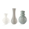 Dottir Nordic Design Dottir Samsurium Minibell vaasjes blauw grijs mix set van 3 Dottir Nordic Design Dottir Samsurium Minibell vaasjes blauw grijs mix set van 3