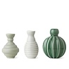 Dottir Nordic Design Dottir Samsurium Minibell vaasjes Groen mix set van 3 Dottir Nordic Design Dottir Samsurium Minibell vaasjes Groen mix set van 3
