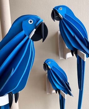 LOVI LOVI Papegaai Hyacinth Macaw Blauw  (diverse formaten)