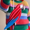 LOVI LOVI Parrot Scarlet Macaw Red (various sizes) LOVI LOVI Parrot Scarlet Macaw Red (various sizes)