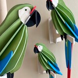 LOVI LOVI Papegaai Great Green Macaw Groen (diverse formaten) LOVI LOVI Papegaai Great Green Macaw Groen (diverse formaten)