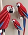 LOVI Parrot Scarlet Macaw Red (various sizes) LOVI Parrot Scarlet Macaw Red (various sizes)