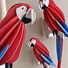 LOVI LOVI Parrot Scarlet Macaw Red (various sizes) LOVI LOVI Parrot Scarlet Macaw Red (various sizes)