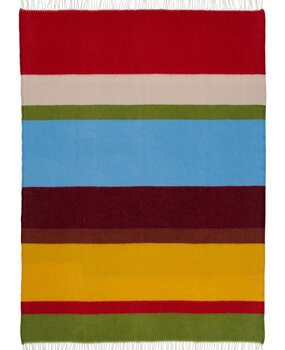 Klippan Klippan Arty plaid 130x200cm 100% lamswol rood