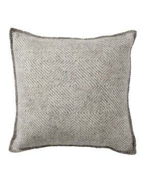 Klippan Klippan Gooseye Wollen kussenhoes 45x45cm grijs melange Klippan Klippan Gooseye Wollen kussenhoes 45x45cm grijs melange