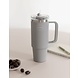 AYA & IDA AYA & IDA Thermo cup with straw 885ml light grey AYA & IDA AYA & IDA Thermo cup with straw 885ml light grey
