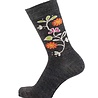 Cai Cai Bengt & Lotta Merino socks Bloom (various sizes) anthracite Cai Cai Bengt & Lotta Merino socks Bloom (various sizes) anthracite