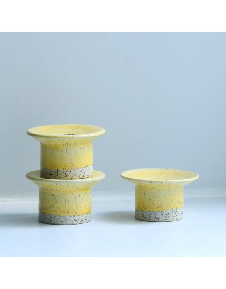 Studio Arhoj Studio Arhoj Hono kandelaar Yellow Zest