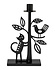 Bengt & Lotta Eland candlestick Small H9cm W10cm iron black Bengt & Lotta Eland candlestick Small H9cm W10cm iron black