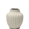 LINDFORM LINDFORM vase Kyoto Sand White Light Deep Line H 12cm LINDFORM LINDFORM vase Kyoto Sand White Light Deep Line H 12cm