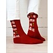 Cai Cai Bengt & Lotta Merino socks House (various sizes) red Cai Cai Bengt & Lotta Merino socks House (various sizes) red