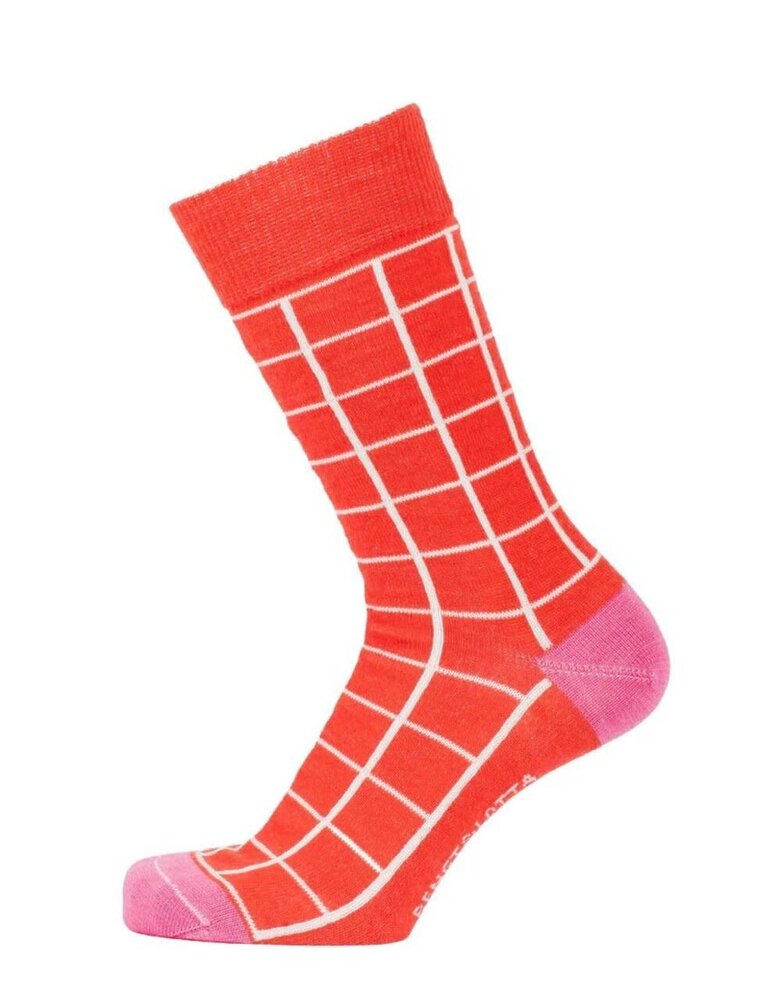 Cai Cai Bengt & Lotta Merino sokken Ruth (diverse maten) koraal Cai Cai Bengt & Lotta Merino sokken Ruth (diverse maten) koraal