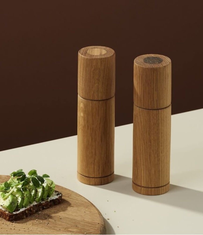 by Brorson by Brorson Circle Pepper Mill oiled oak by Brorson by Brorson Circle Pepper Mill oiled oak